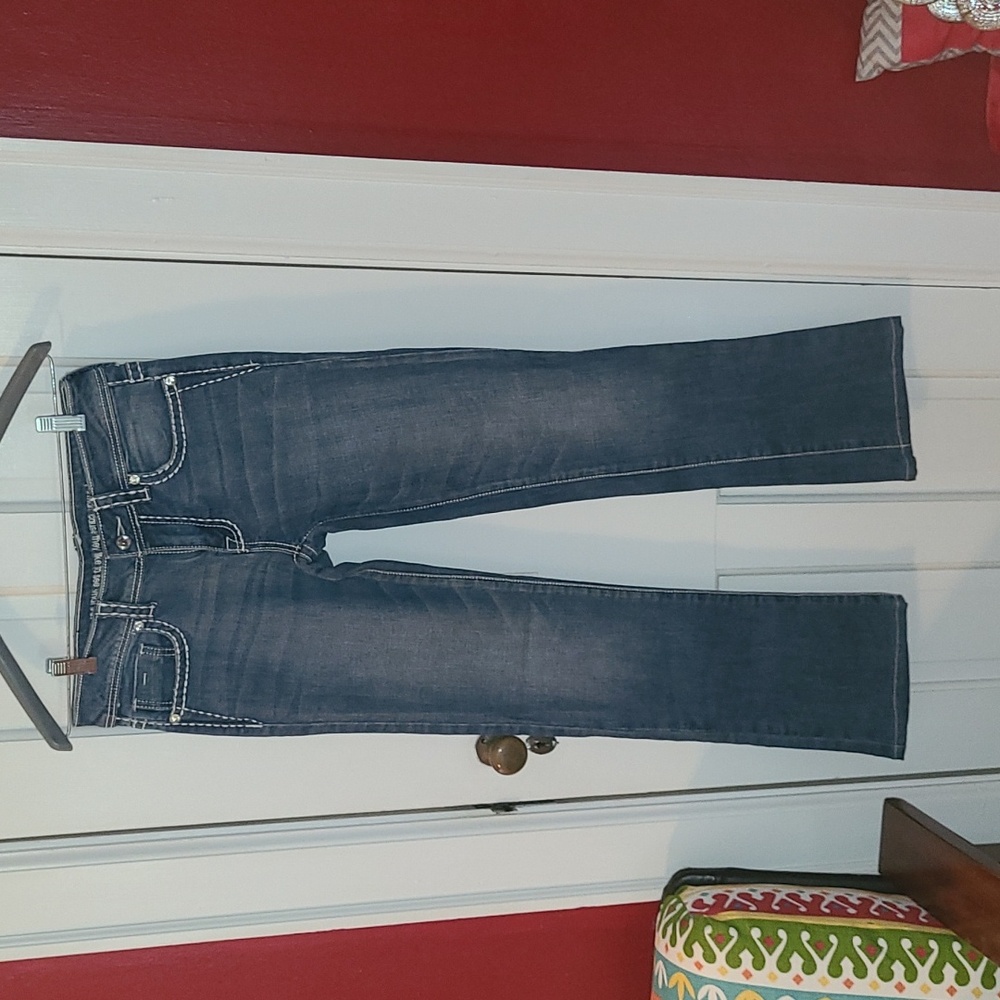 Fisk Boot Cut Blue Women's Jeans, Size 4